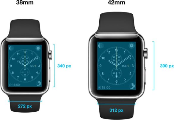 apple watch 8 41mm display size