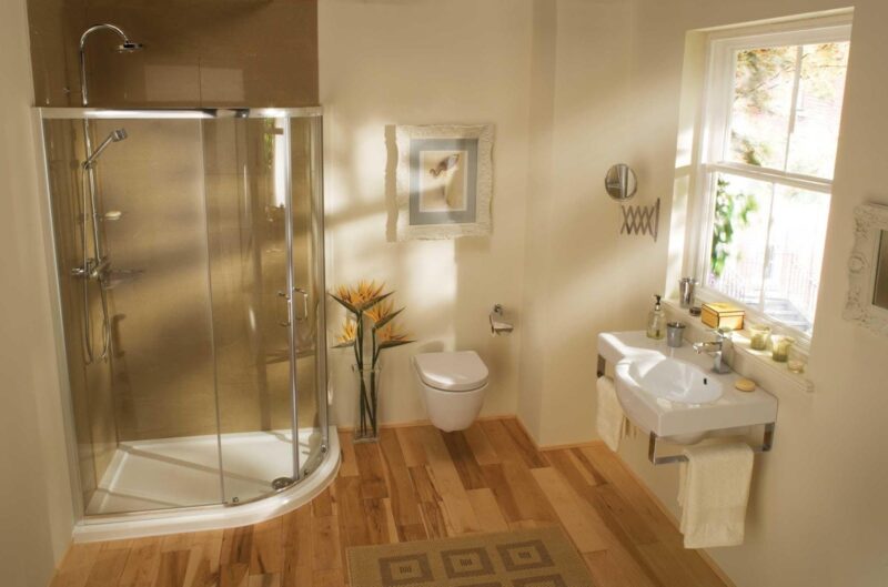 ReadyMade Shower Cubicles in Small Space Design